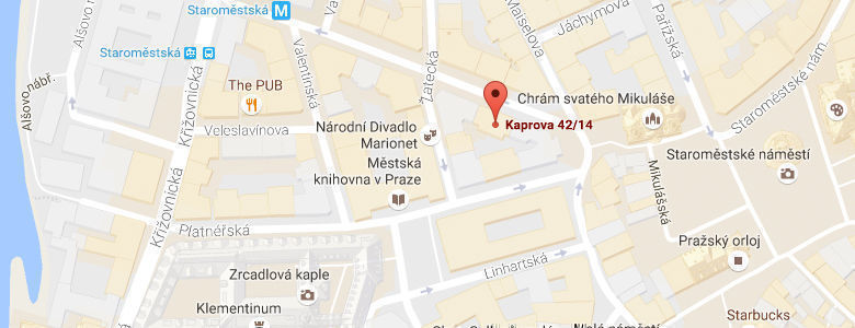 Kaprova 42/14, 110 00 Praha 1